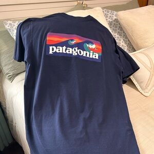 Patagonia Navy Blue Short-Sleeve Pocket Tee